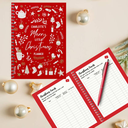 Christmas Planner A5 Personalised Christmas Organiser