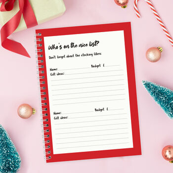 Christmas Planner A5 Personalised Christmas Organiser