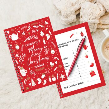 Christmas Planner A5 Personalised Christmas Organiser