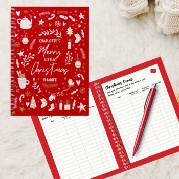 Christmas Planner A5 Personalised Christmas Organiser