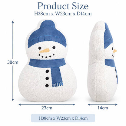 Christmas Snowman Cushion Festive Home Decor