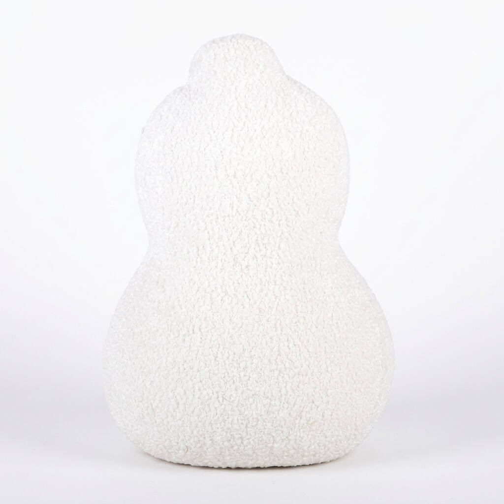 Christmas Snowman Cushion Festive Home Decor