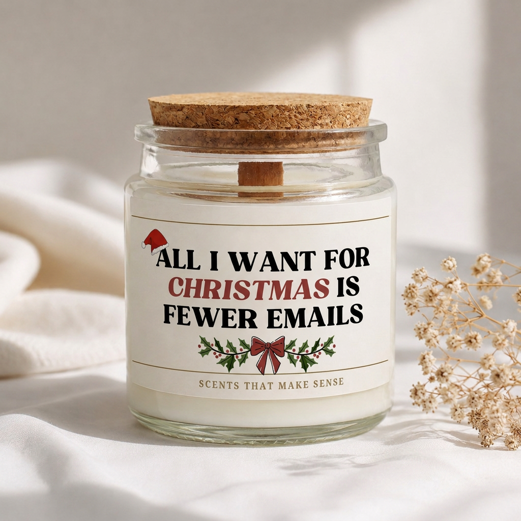 Christmas Emails Candle