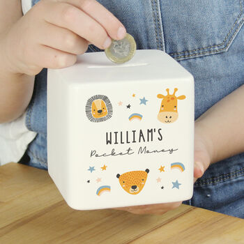 Cute Animals Money Box Gift For Boys And Girls