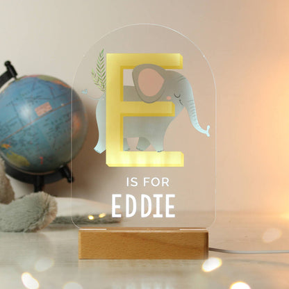 Cute Animals Night Light Baby Gifts Personalised