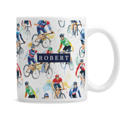 Cyclist Gifts Personalised Cycling Mug