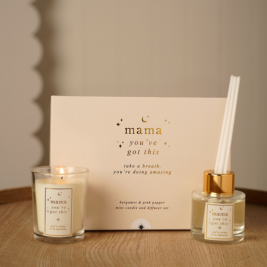 Mum Gifts - Diffuser & Candle Set - Mama You Got This
