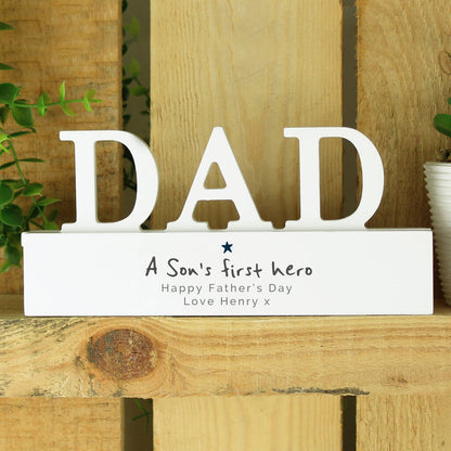 Dad Gifts A Son's First Hero Ornament