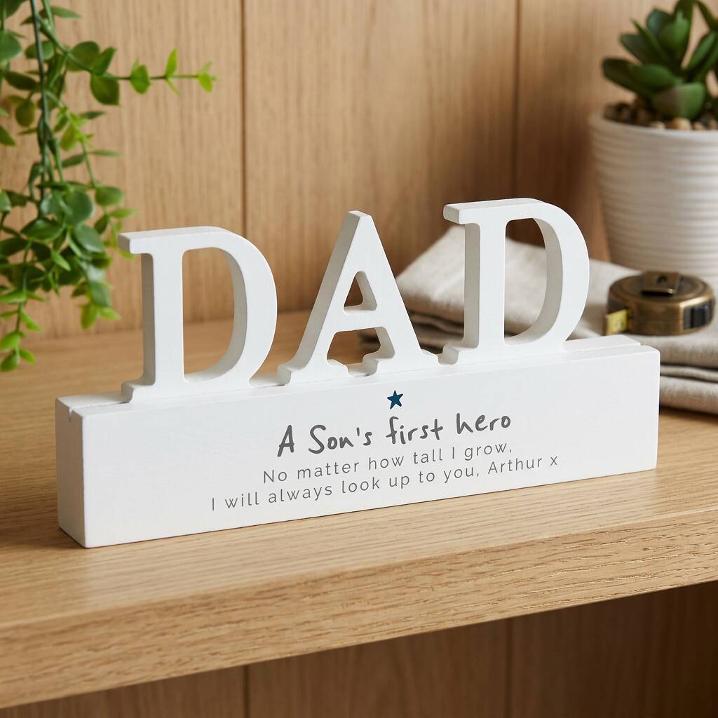 Dad Gifts A Son's First Hero Ornament