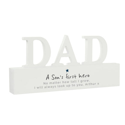 Dad Gifts A Son's First Hero Ornament