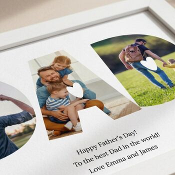 Dad Photo Collage Print Fathers Day Gifts