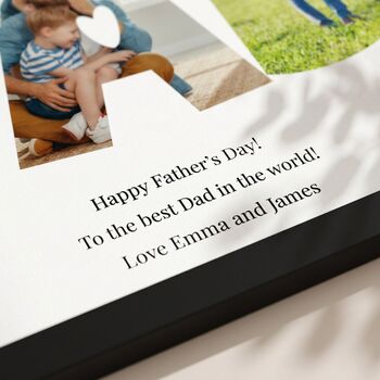 Dad Photo Collage Print Fathers Day Gifts