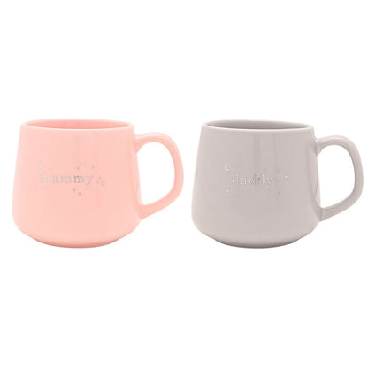 Bambino Set of 2 Mugs - Mummy & Daddy