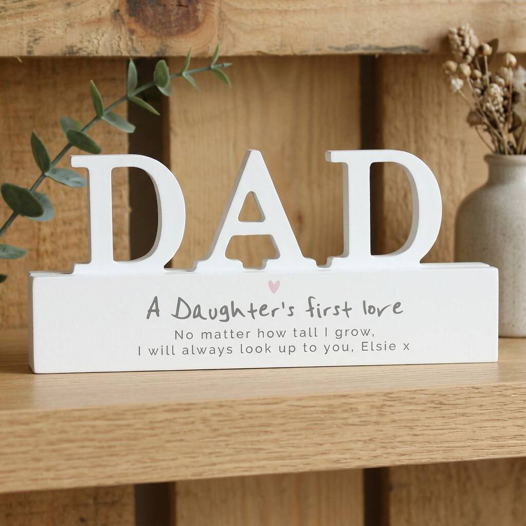 Dad Gifts Daughter's First Love Dad Ornament