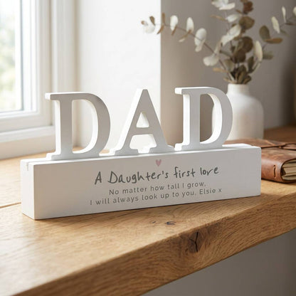Dad Gifts Daughter's First Love Dad Ornament