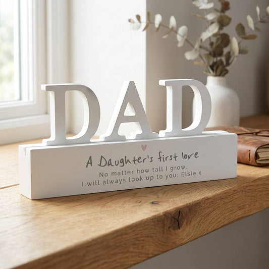 Dad Gifts Daughter's First Love Dad Ornament