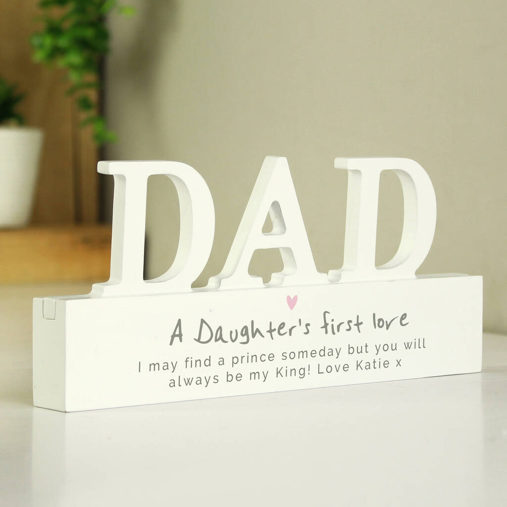 Dad Gifts Daughter's First Love Dad Ornament