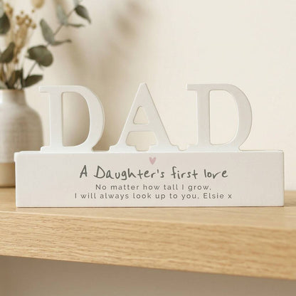 Dad Gifts Daughter's First Love Dad Ornament