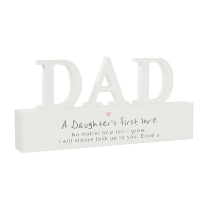 Dad Gifts Daughter's First Love Dad Ornament