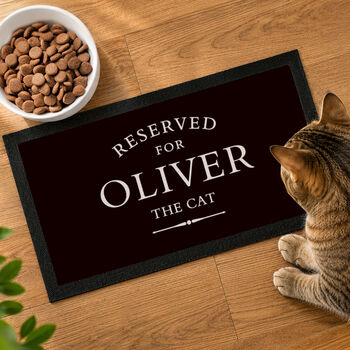 Dog Gifts Personalised Dog Feeding Mat Pet Reserved For Mat