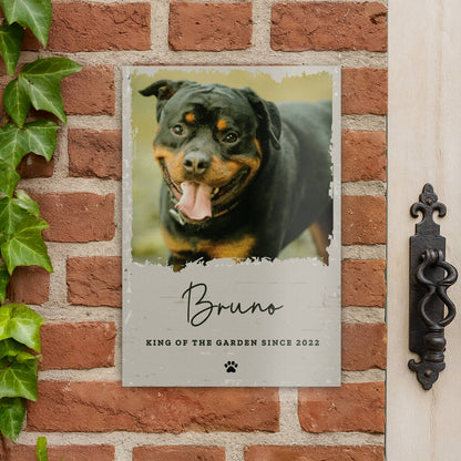 Dog House Sign Personalised Photo Gift