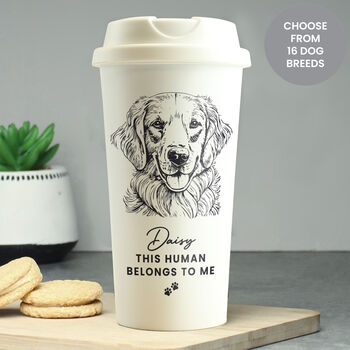 Dog Owner Gifts Personalised Dog Travel Cup