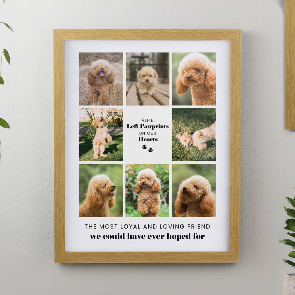 Dog Photo Collage Print Pet Owner Gifts