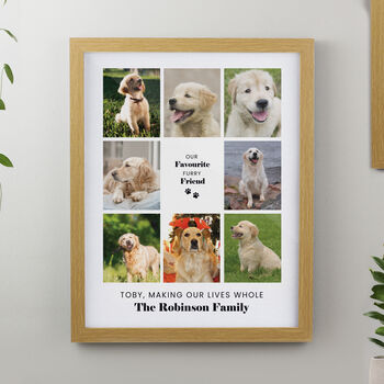Dog Photo Collage Print Pet Owner Gifts