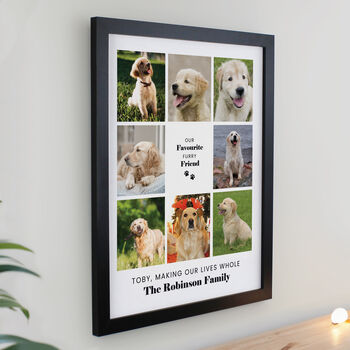 Dog Photo Collage Print Pet Owner Gifts