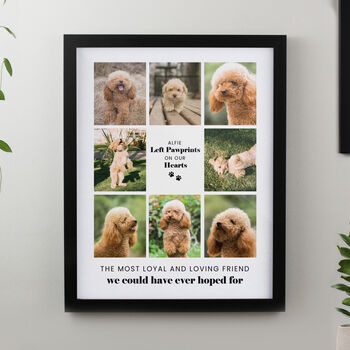 Dog Photo Collage Print Pet Owner Gifts