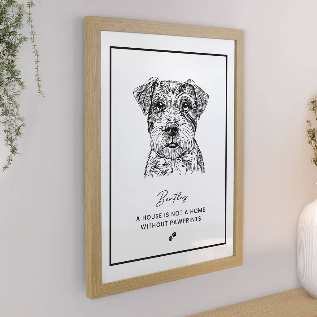 Dog Portrait Dog Owner Gifts
