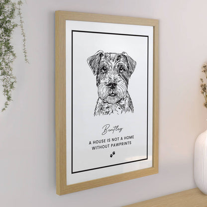 Dog Portrait Dog Owner Gifts