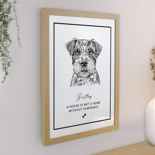 Dog Portrait Dog Owner Gifts