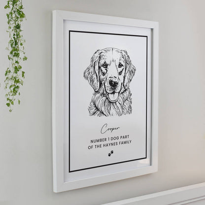 Dog Portrait Dog Owner Gifts