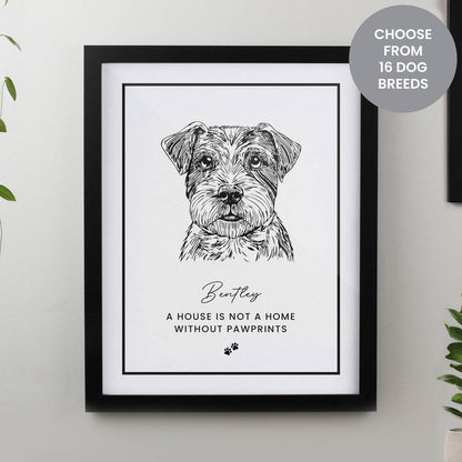 Dog Portrait Dog Owner Gifts