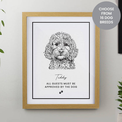 Dog Portrait Dog Owner Gifts