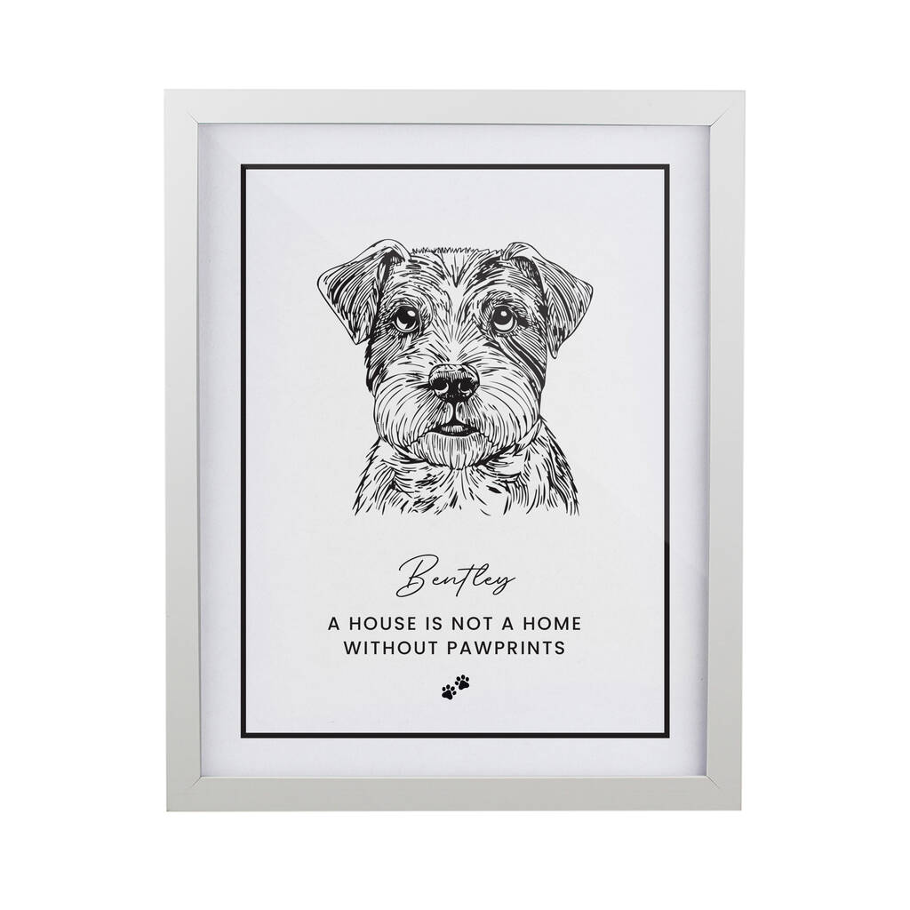 Dog Portrait Dog Owner Gifts