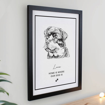 Dog Portrait Dog Owner Gifts