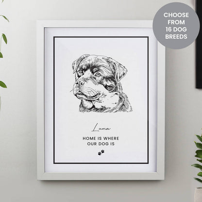Dog Portrait Dog Owner Gifts