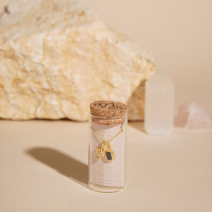 Serenity Zodiac 18k Gold Plated Necklace - Virgo