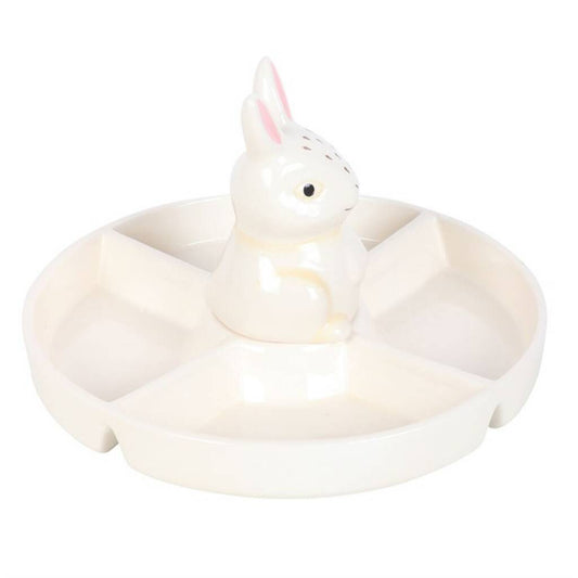 Easter Bunny Serving Platter Snack Dish