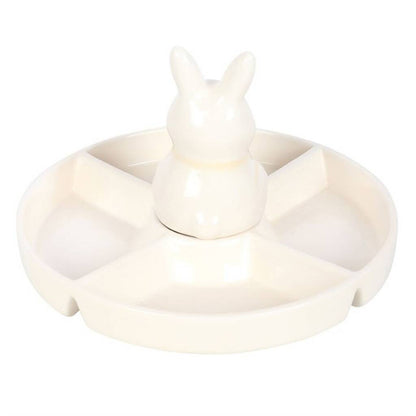 Easter Bunny Serving Platter Snack Dish