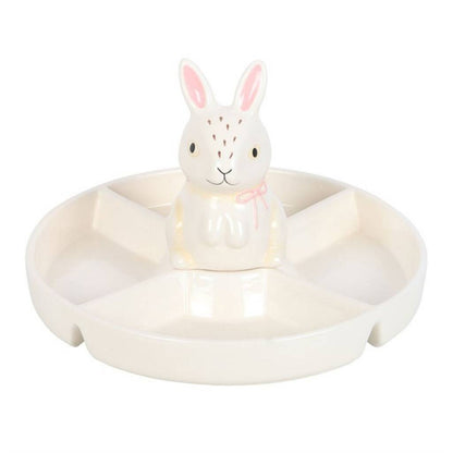 Easter Bunny Serving Platter Snack Dish