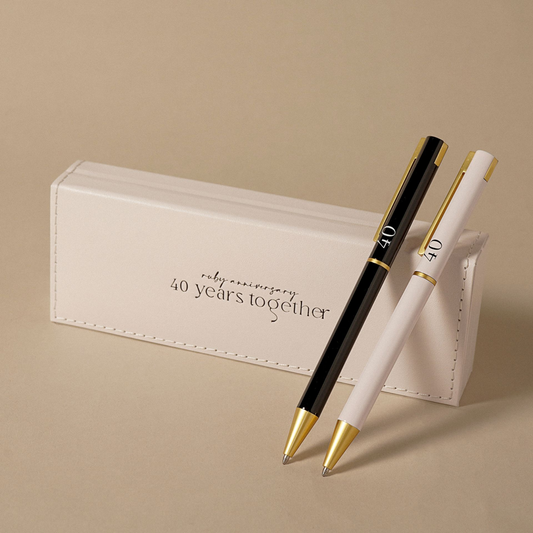 40th Anniversary Gift - Set of 2 Pens