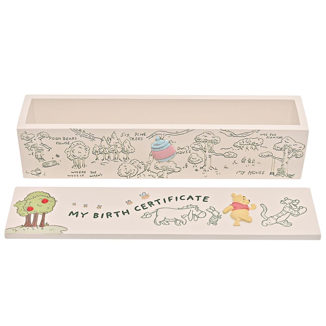 Disney Winnie The Pooh & Friends Birth Certificate Tube