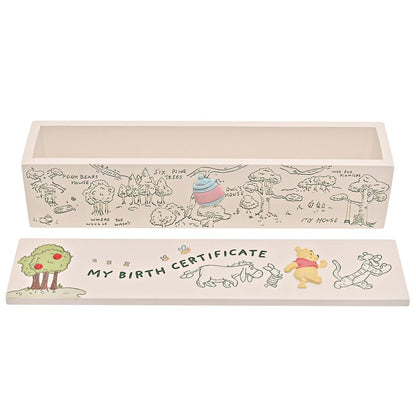 Disney Winnie The Pooh & Friends Birth Certificate Tube