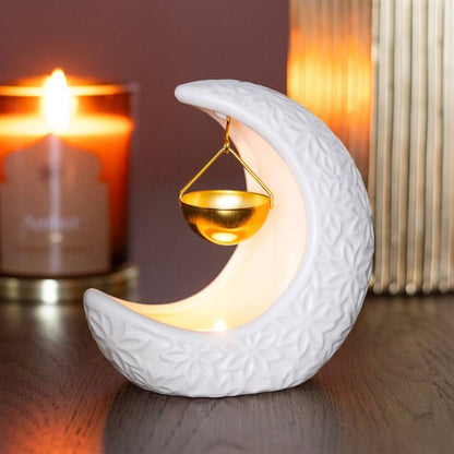 Eid Gifts Crescent Moon Ceramic Oil Burner