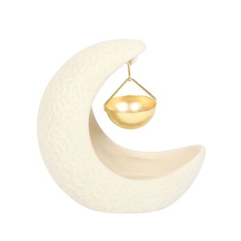 Eid Gifts Crescent Moon Ceramic Oil Burner