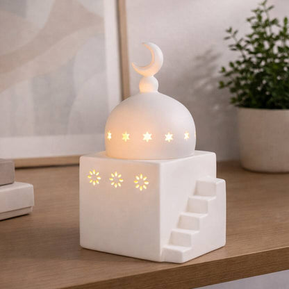 Eid Gifts White Mosque Home Decor