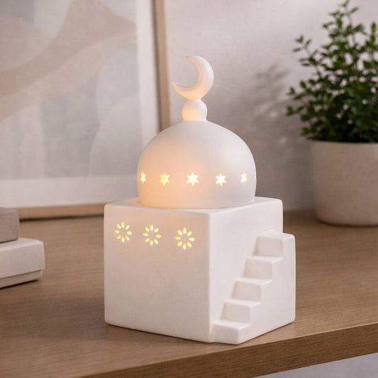 Eid Gifts White Mosque Home Decor